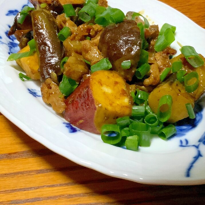 豚xなすxさつまいものオイスターカレー煮
